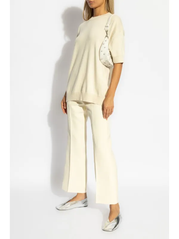 Jil Sander クルーネック ニットTシャツ | ニュートラル | FARFETCH JP