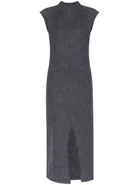 Jil Sander front-slit knitted maxi dress