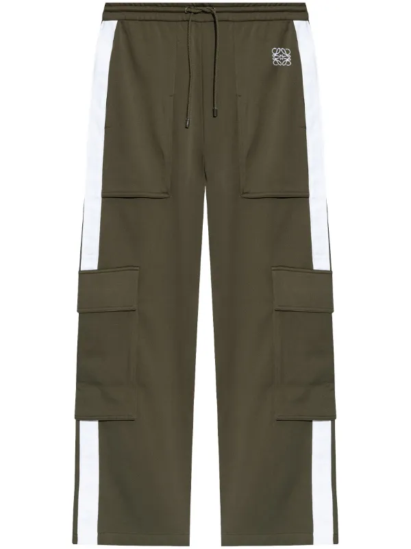 パンツ LOEWE CARGO TROUSERS Balloon cargo trousers in cotton Green - LOEWE