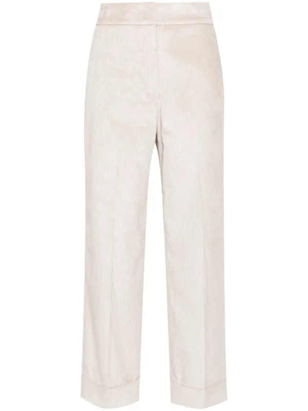 パンツ PESERICO FW25 Corduroy trousers (A04736Z01590 034) Classic Wide-Legged Trouser - Corduroy Edition - FW24 - Dark