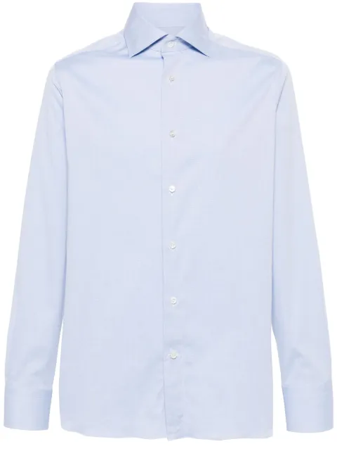 Zegna camisa de sarga