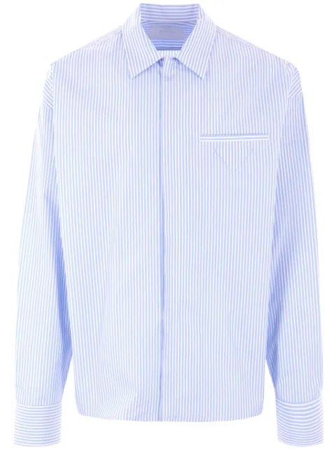 Prada pinstripe long-sleeve shirt 