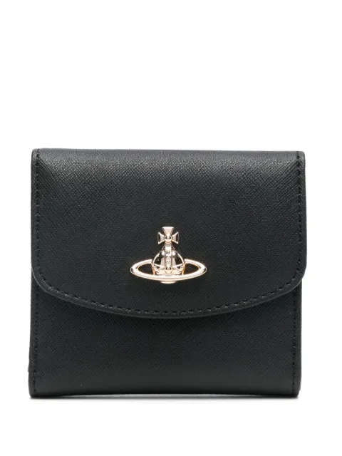 Vivienne Westwood Orb-plaque leather wallet