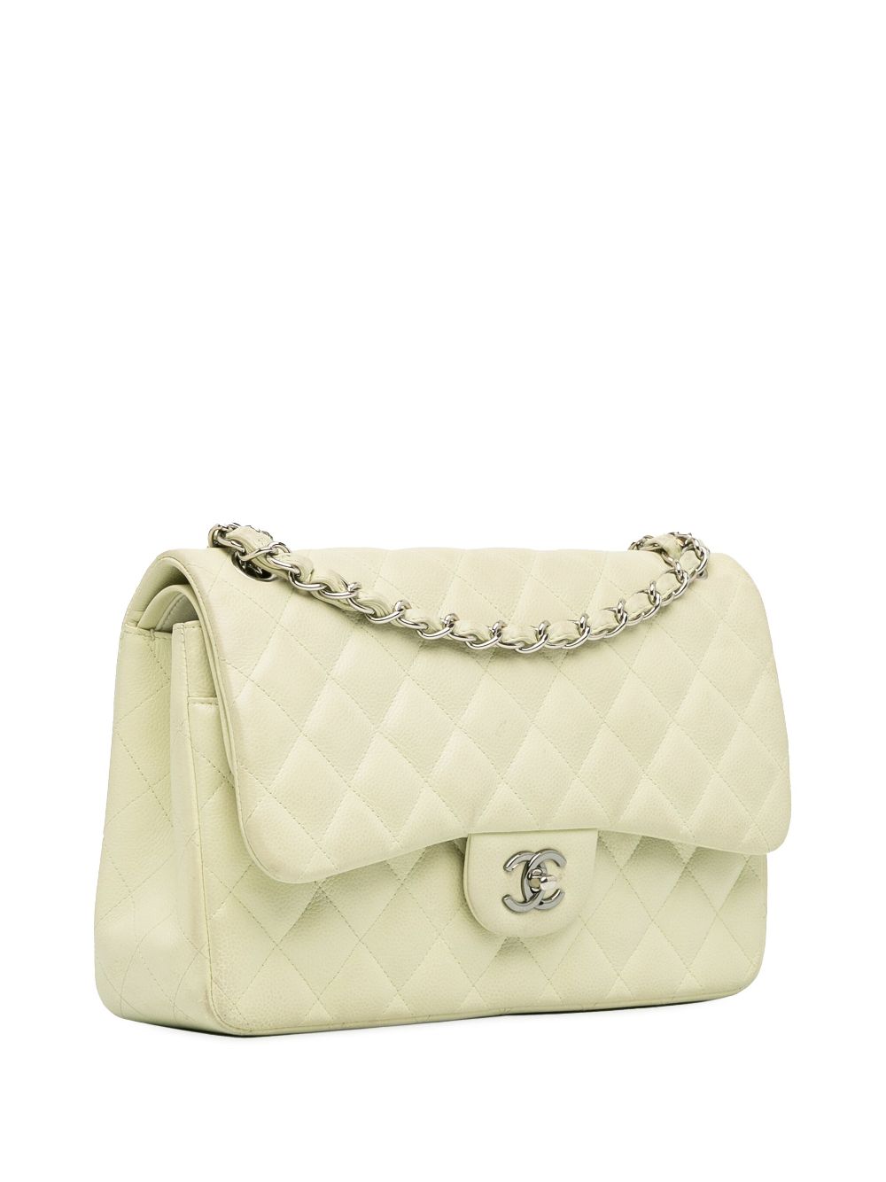 CHANEL 2010-2011 Jumbo Classic Caviar Double Flap shoulder bag Women