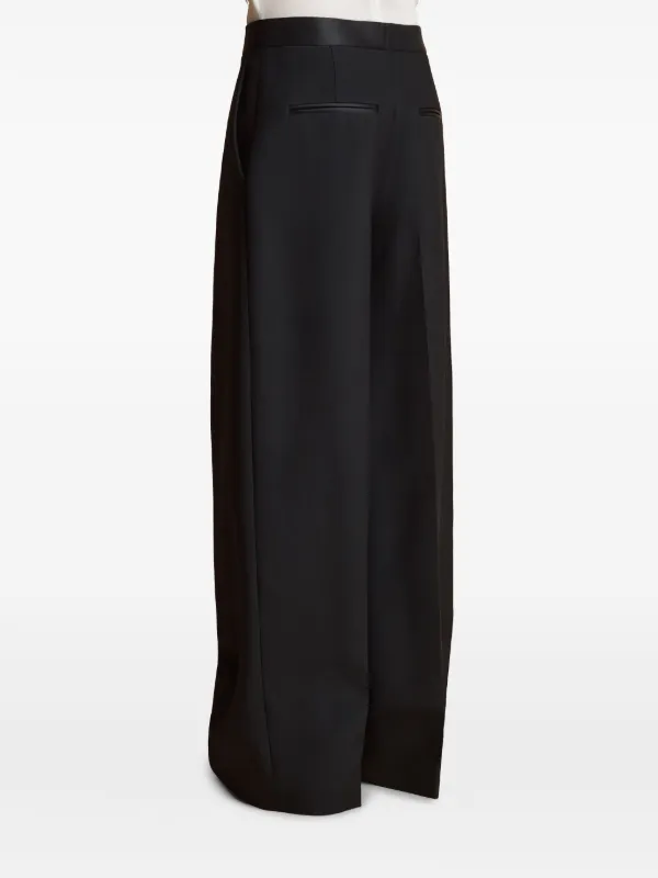パンツ KHAITE 'Marine' pants Marine wide-leg pants in brown - Khaite | Mytheresa