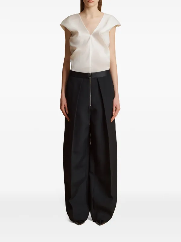 【関税込み】KHAITE Trousers TRENTON_BLACK-