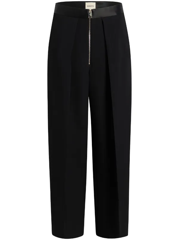 【送料&関税込】Khaite Pheadra Wide Leg Trousers KHAITE Pheadra Trousers | Neutrals | FARFETCH GE