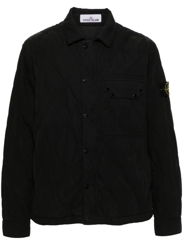 Stone island black badge jacket online