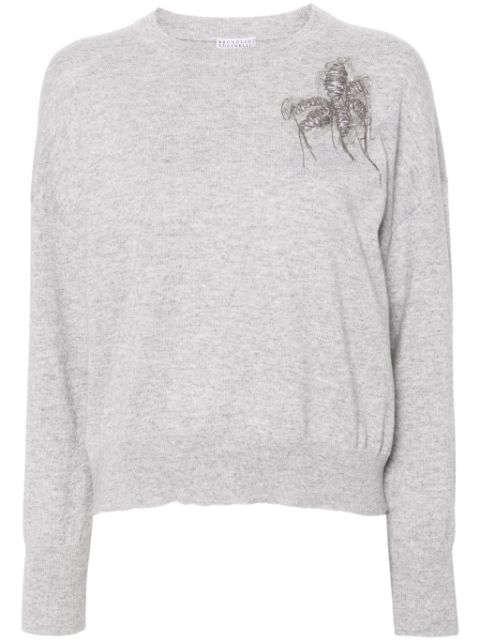 Brunello Cucinelli Monili-chain sweater Women