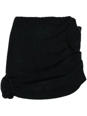 Ottolinger fine-ribbed Mini Skirt | Black | FARFETCH ZA