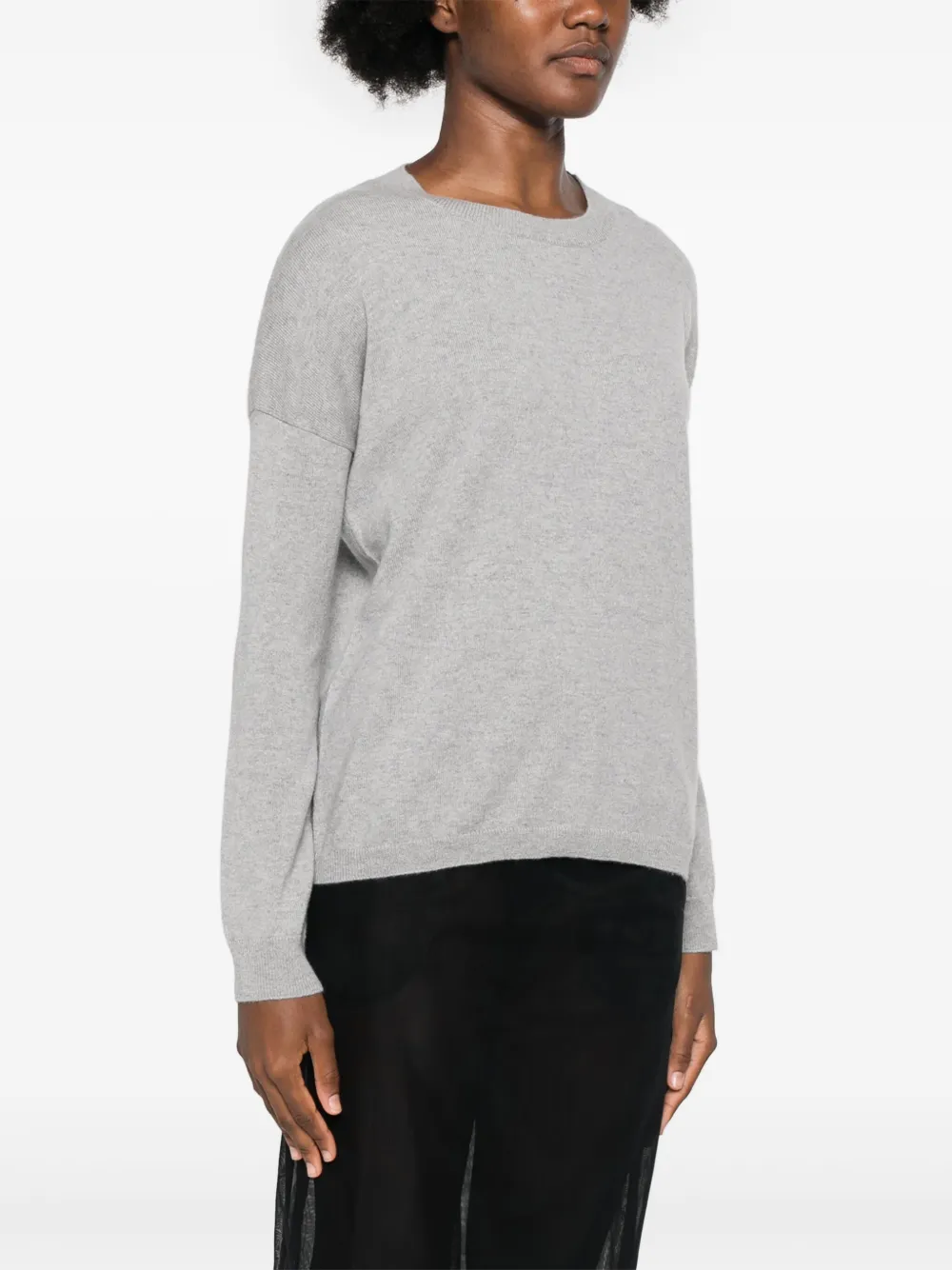 Lisa Yang Gray Dea Sweater In Grey