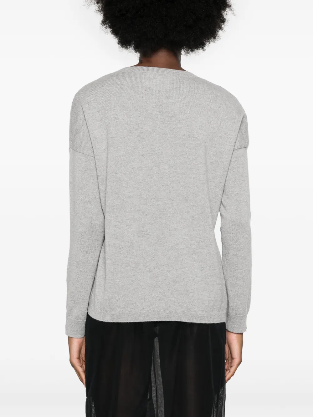 Lisa Yang Gray Dea Sweater In Grey