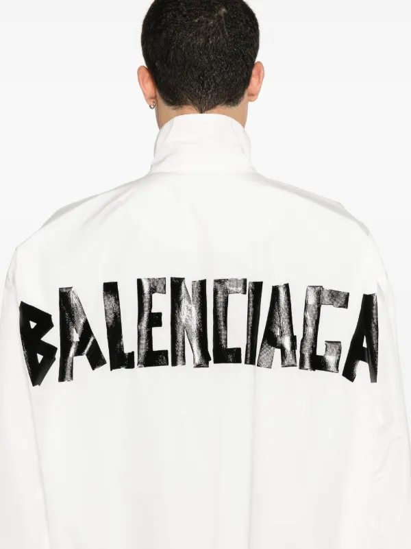 Balenciaga Tape Type Track Jacket | White | FARFETCH