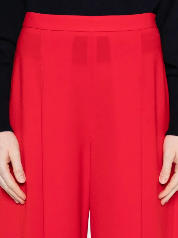 Carolina Herrera ワイドパンツ | レッド | FARFETCH JP