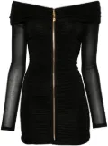 Elisabetta Franchi lurex mini dress - Black