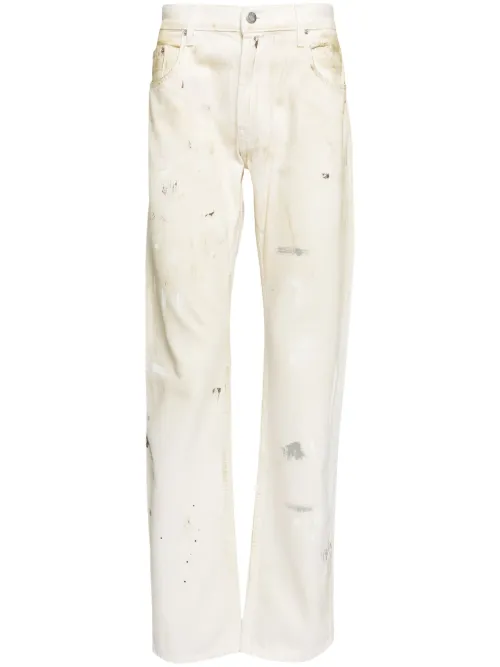 Jean à effet peint - Helmut Lang - Modalova