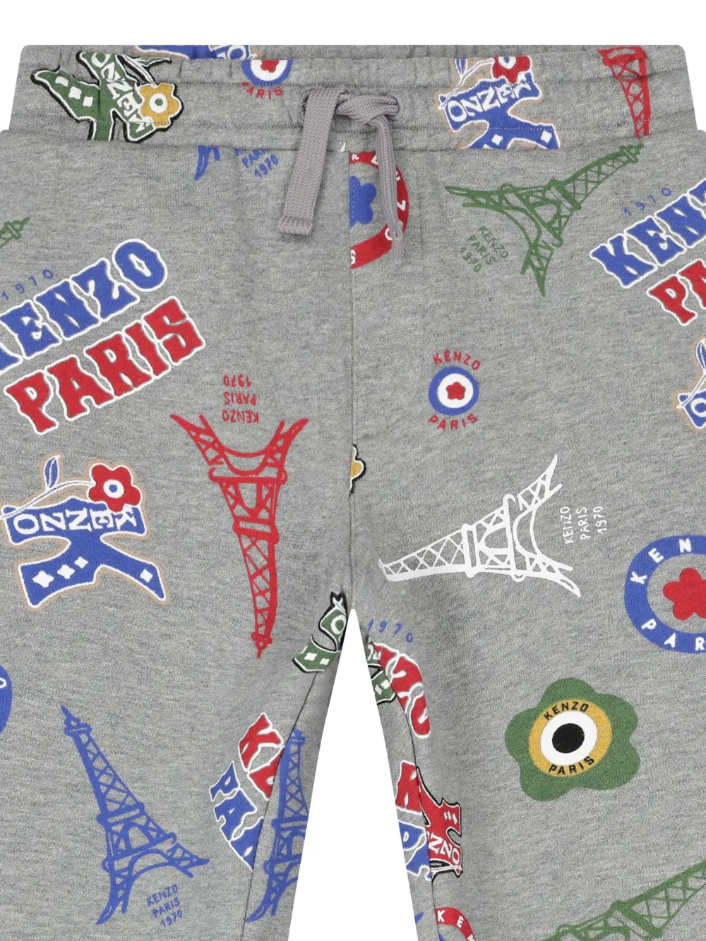 Kenzo Kids Joggingbroek met logoprint Grijs