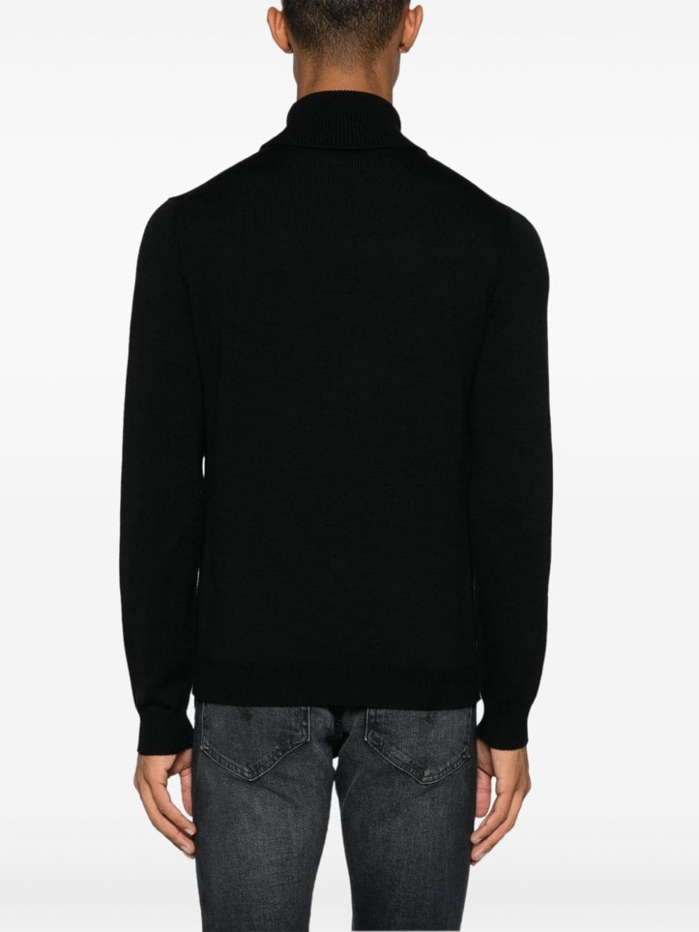 Shop Roberto Collina Merino Sweater In Black