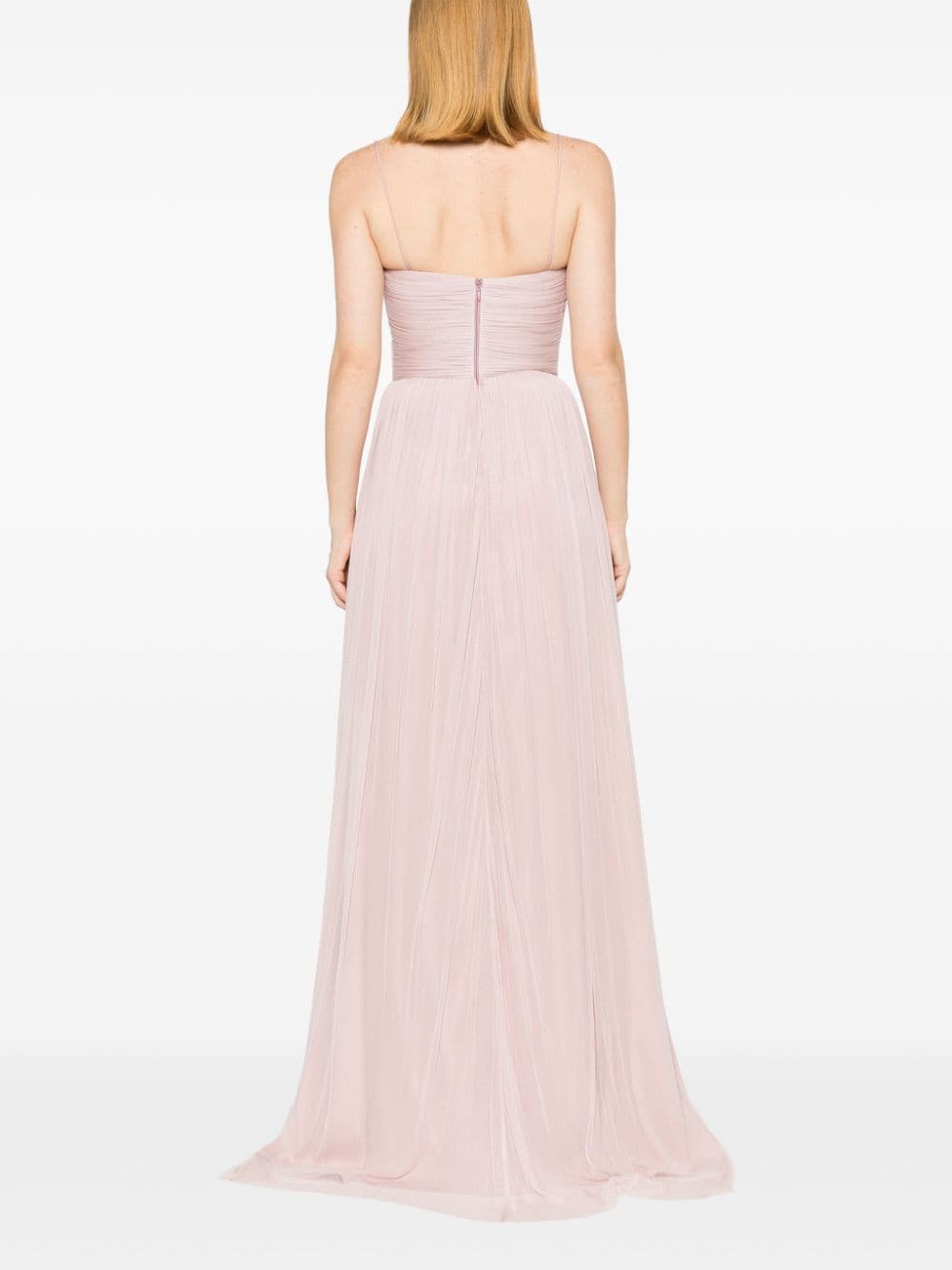 Shop Cristallini The Moon Maxi Dress In Pink