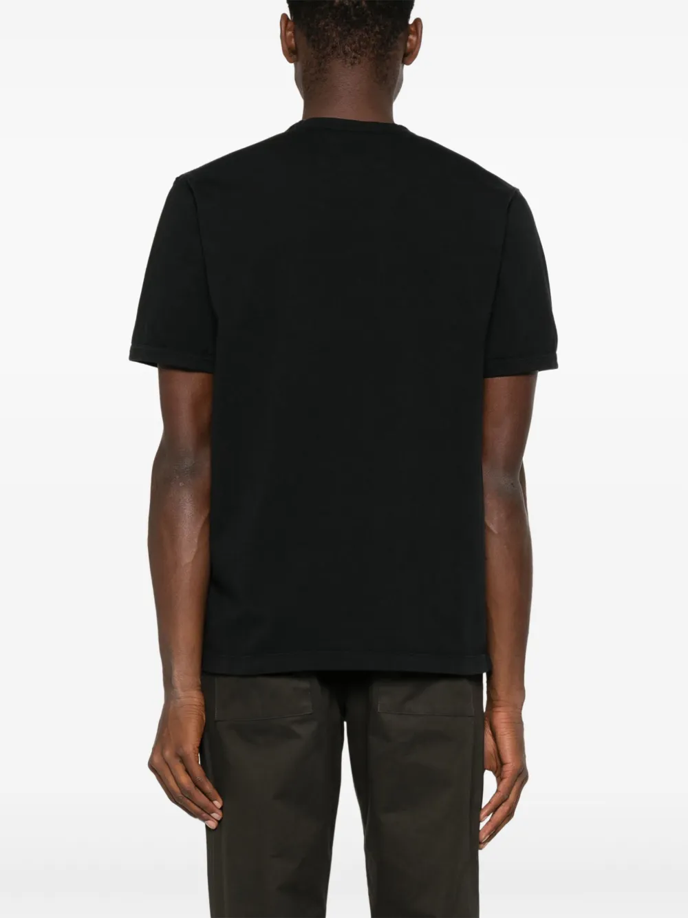 C.P. Company T-shirt met geborduurd logo Zwart