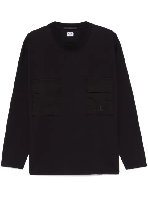 C.P. Company embroidered-logo T-shirt