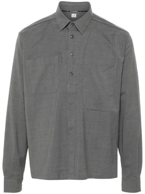 C.P. Company chemise à logo brodé