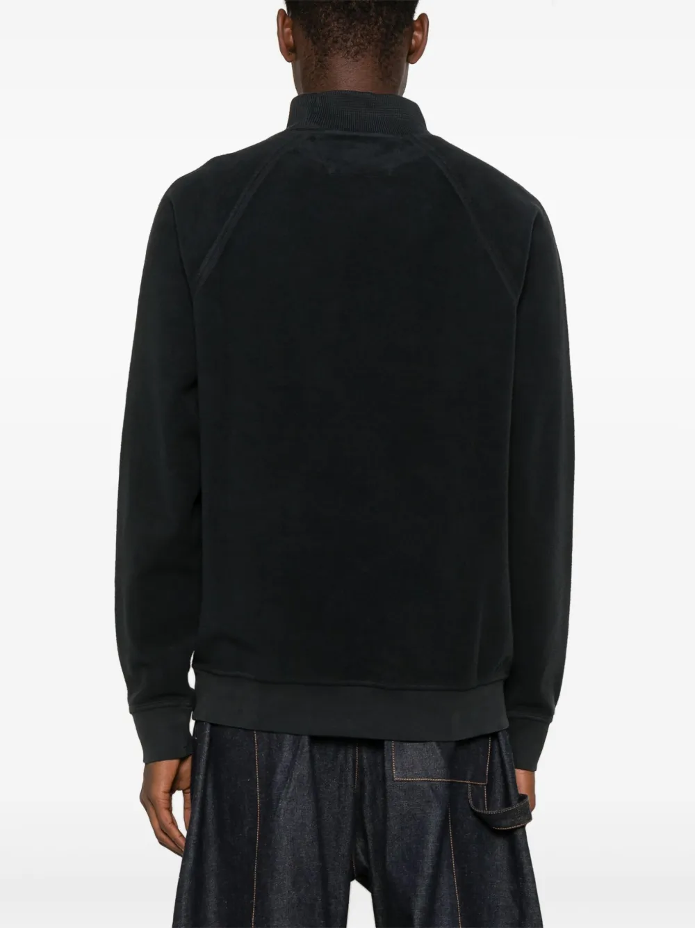 C.P. Company Sweater met geborduurd logo Blauw