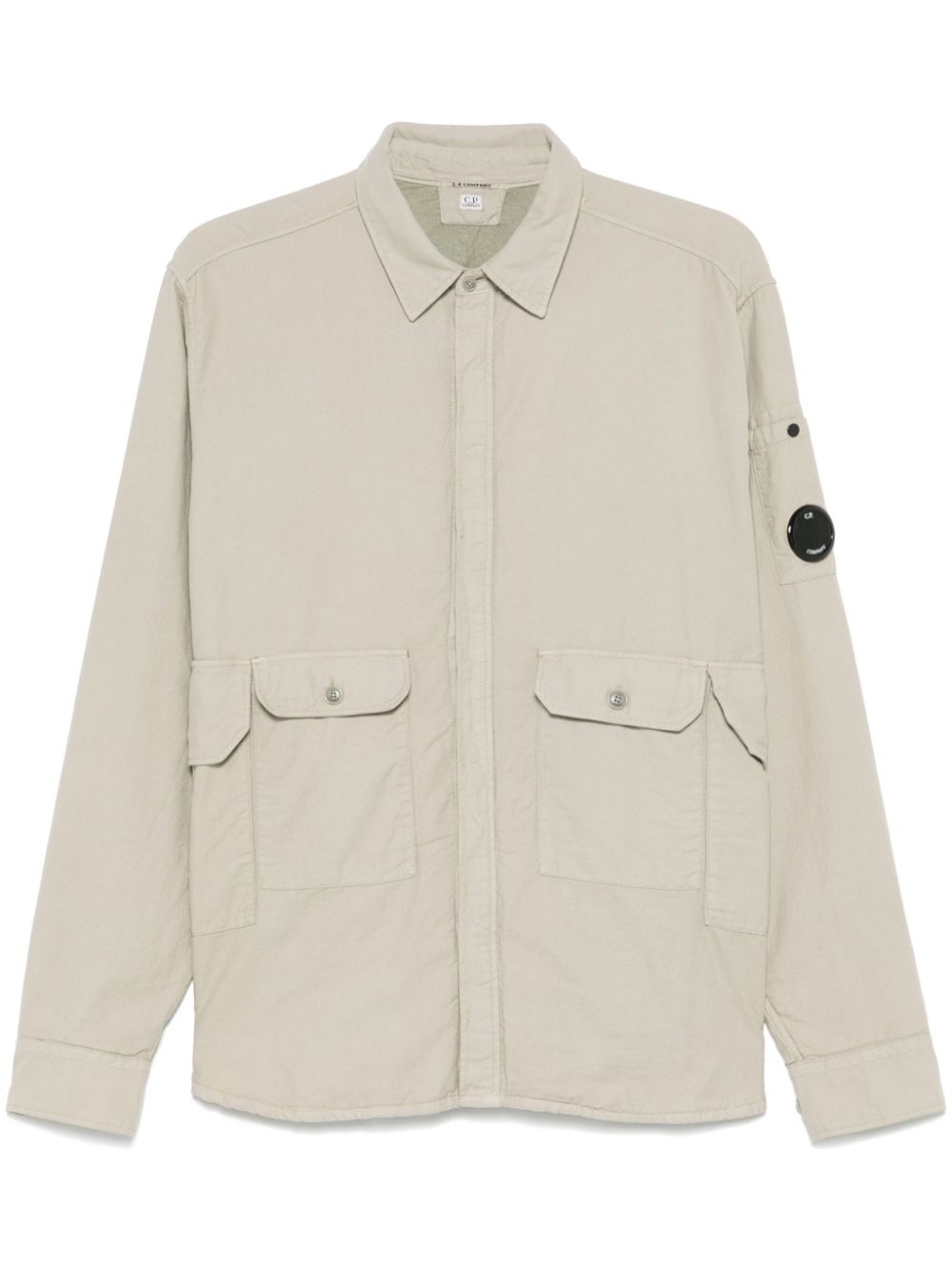 C.P. Company flannel lined overshirt - Neutrals