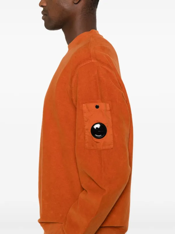 C.P. Company Lens detail Sweatshirt Men Cotton Xs Orange