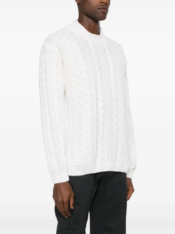 C.P. Company chunky-knit Sweater | White | FARFETCH BN
