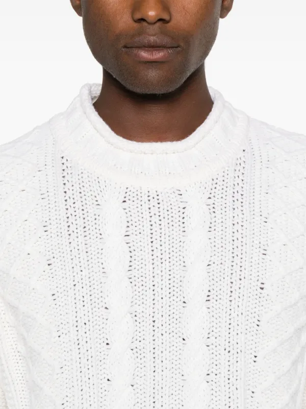 C.P. Company chunky-knit Sweater | White | FARFETCH BN