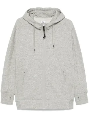 C.P. Company ジップアップ ニットパーカー | グレー | FARFETCH JP