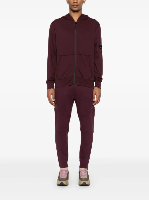 C.P. Company Lens Fleece Track Pants | Purple | FARFETCH CA