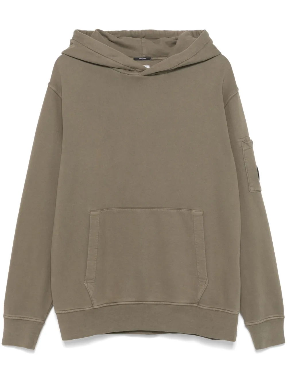 C.P. Company lens-detail brushed hoodie – Green C.P. Company lens-detail brushed hoodie – Green