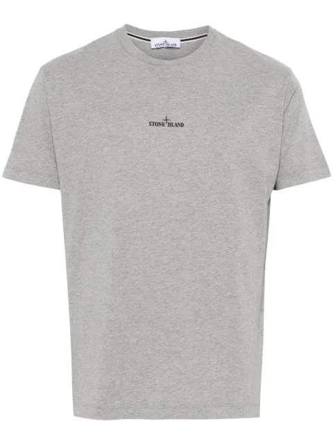 Stone Island playera con logo estampado