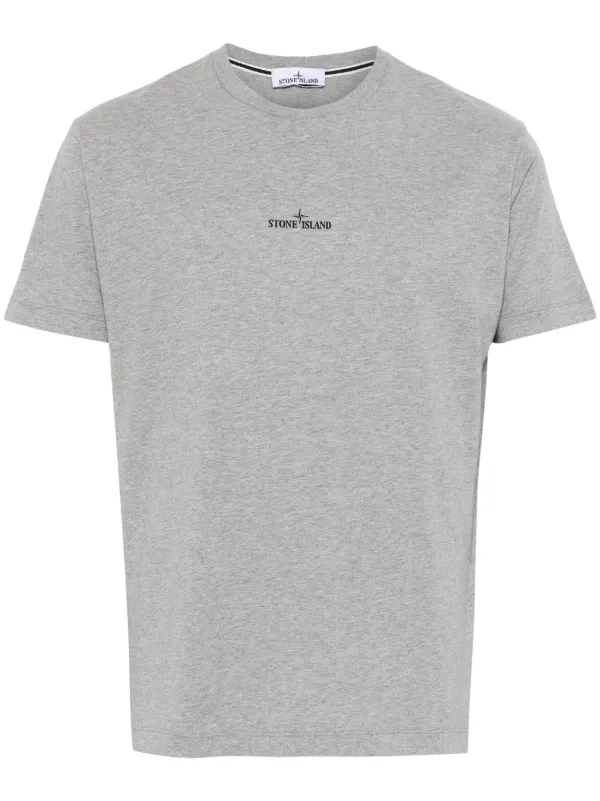 Stone Island ロゴ Tシャツ | グレー | FARFETCH JP