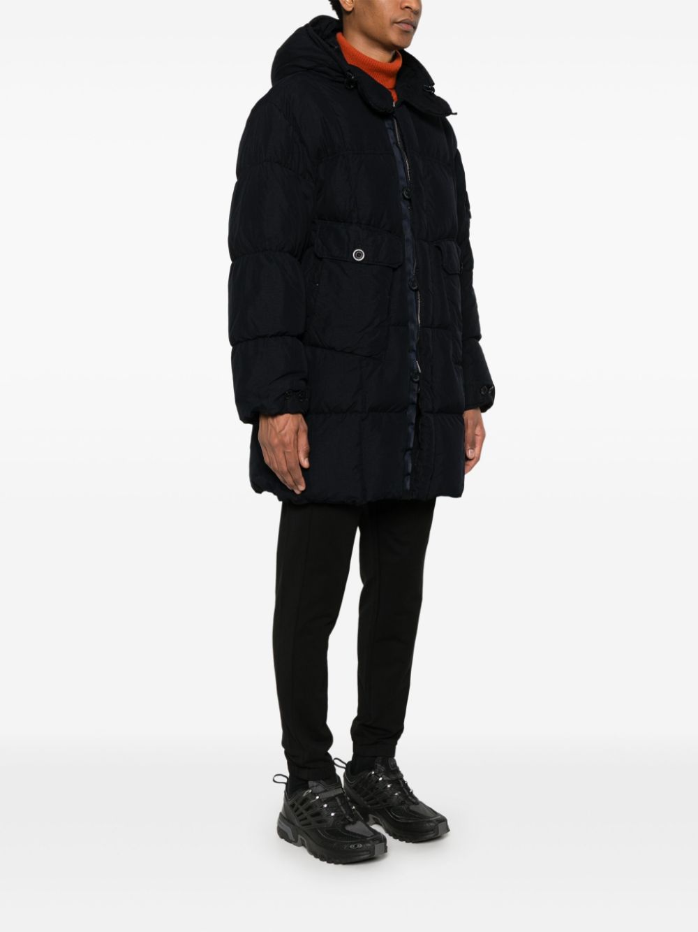 C.P. COMPANY FLATT HOODED COAT 