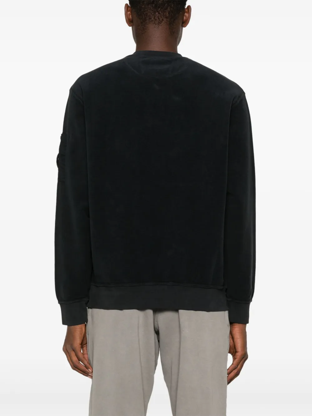 C.P. Company Sweater met Lens-detail Blauw