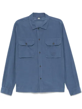 C.P. Company コーデュロイ シャツ | ブルー | FARFETCH JP