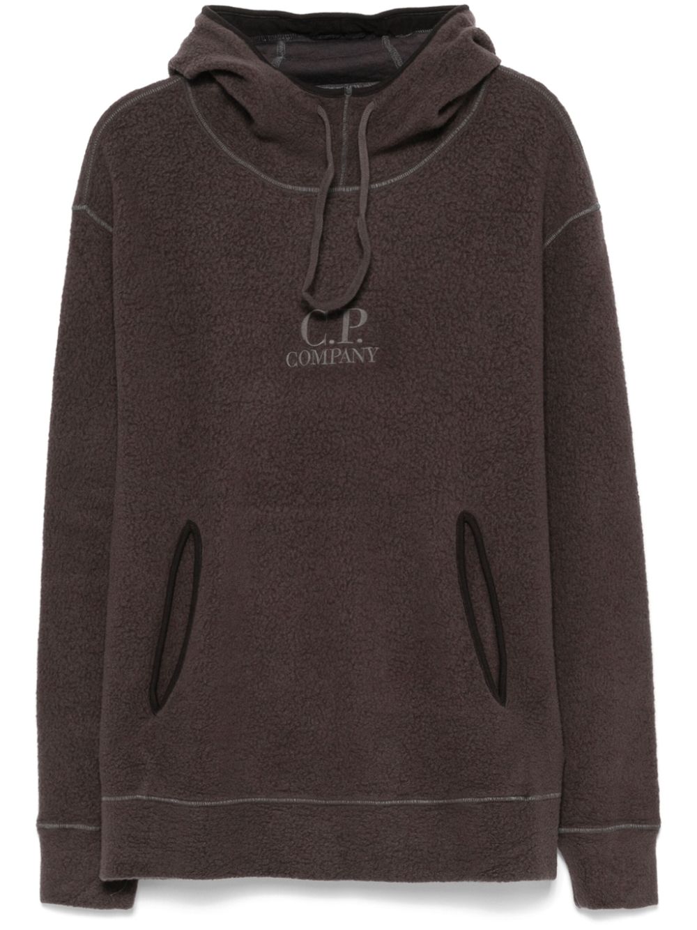 C.P. Company Fleece hoodie Paars