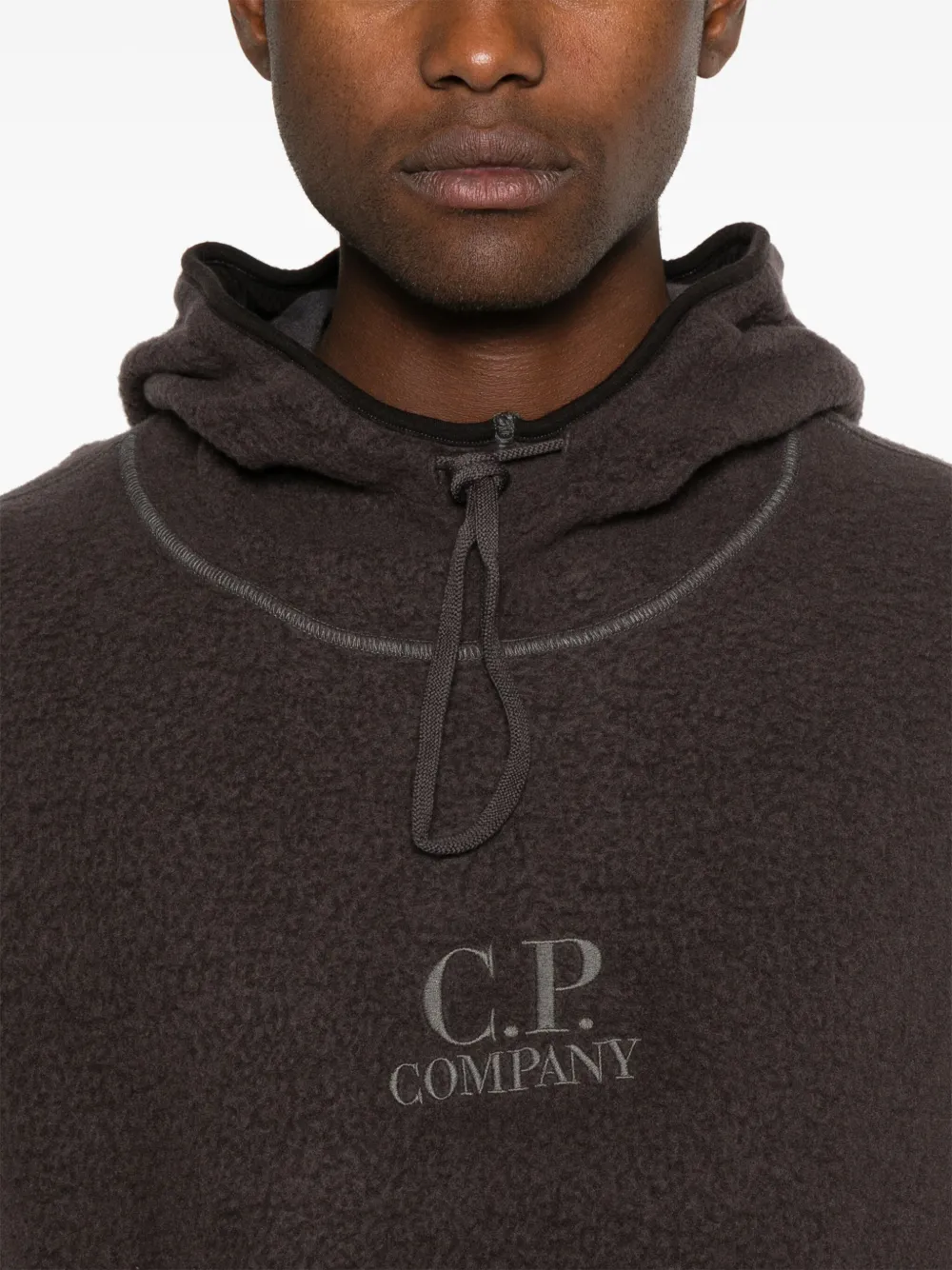 C.P. Company Fleece hoodie Paars