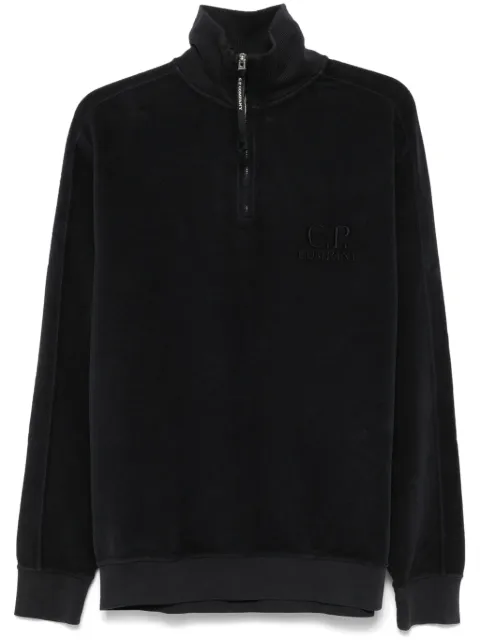 C.P. Company logo-embroidered sweatshirt