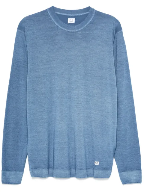 C.P. Company logo-patch sweater 