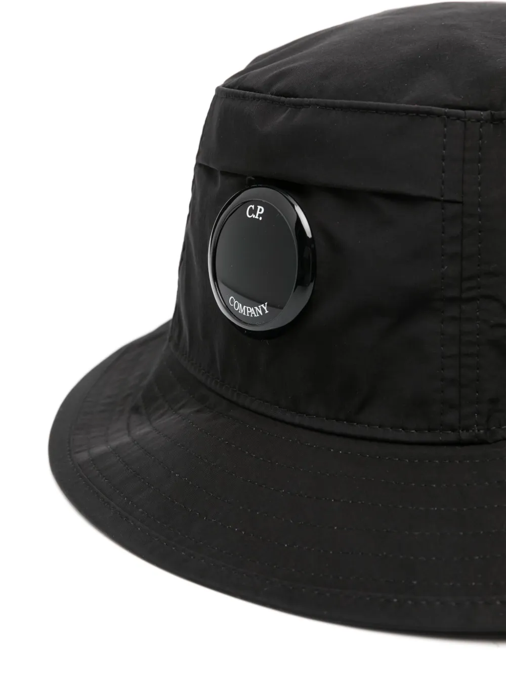 C.P. Company Vissershoed met lens-detail - Zwart