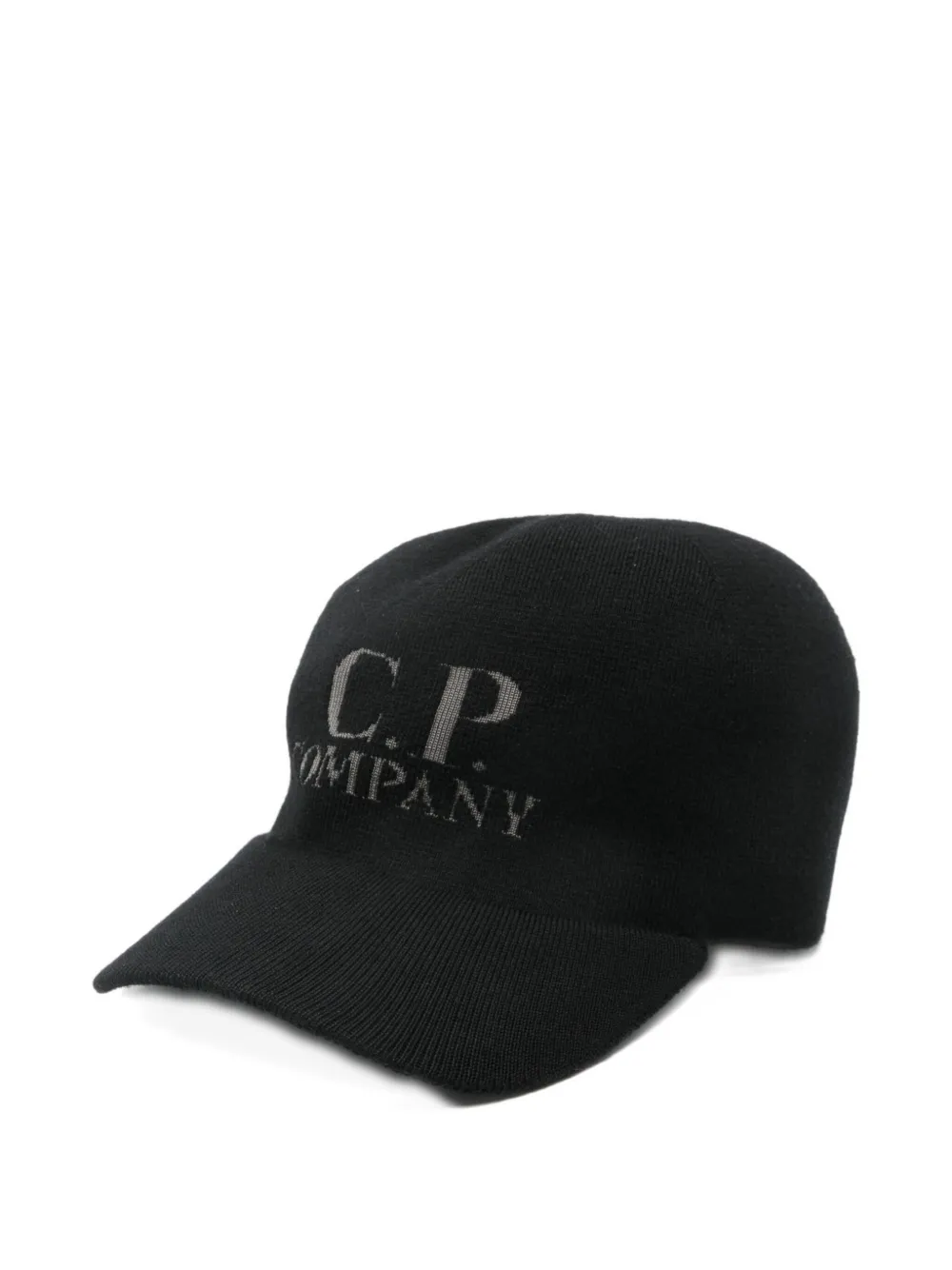 C.P. Company gorra con logo en intarsia | negro | Image 1