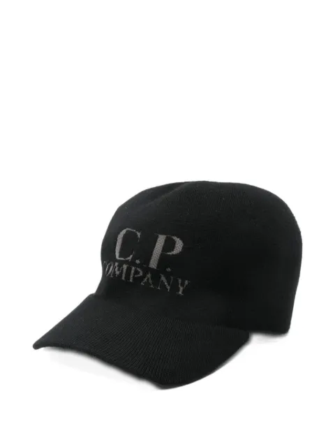 C.P. Company intarsia-logo cap