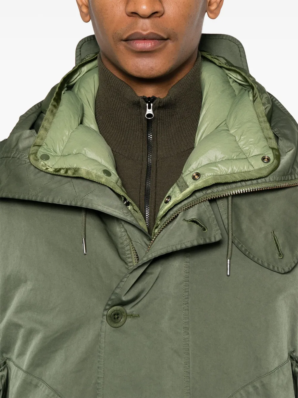 C.P. Company Micro Kei jack met capuchon Groen