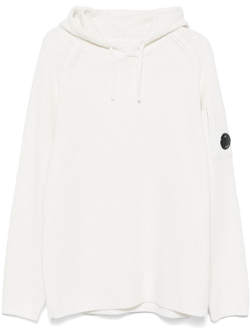 C.P. Company Lens-detail hoodie - White