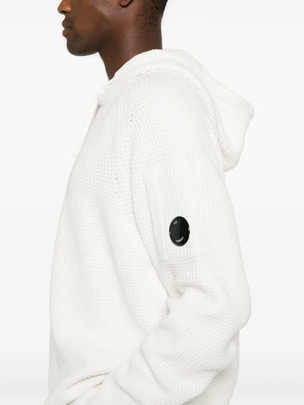 C.P. Company Hoodie met lens detail Wit