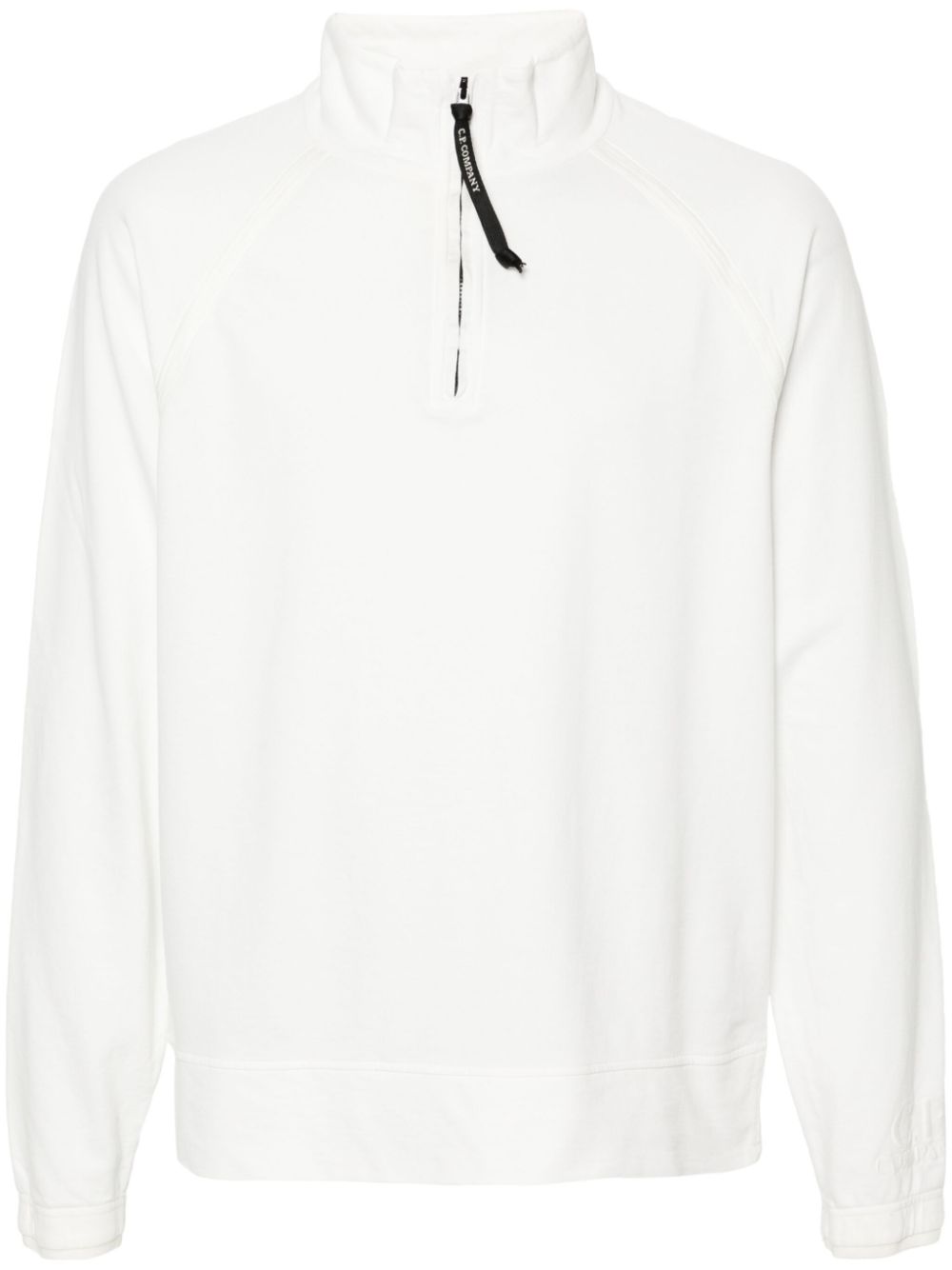 C.P. Company logo-embroidered sweatshirt - White